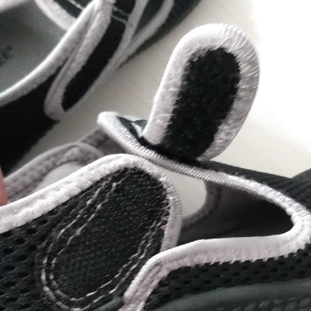 Cat & Jack Black and Gray Kids Water Shoes W/ Velcro Strap Size 11 - Cushioned